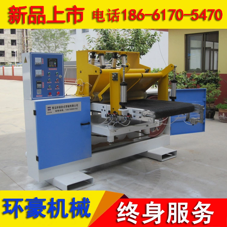 青島環豪650型臥式帶鋸機調試